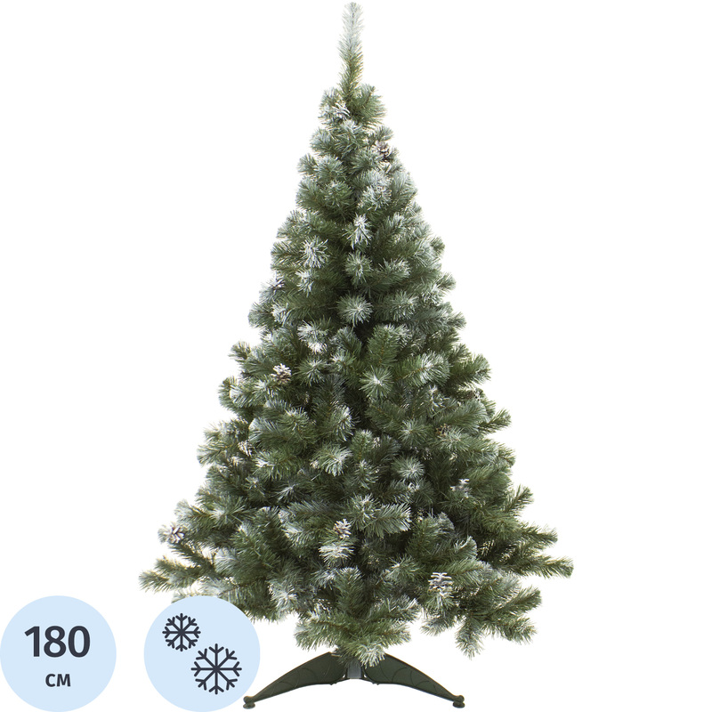 Изображение товара Искусственная елка Morozco Альпийская 1.8 м заснеженная вставками ветками на шарнирах