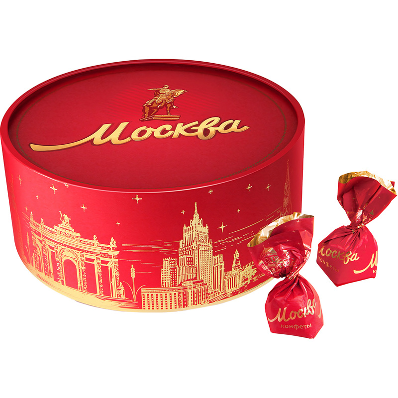 Изображение товара Шоколадные конфеты Москва с воздушным суфле и карамелью 200 г
