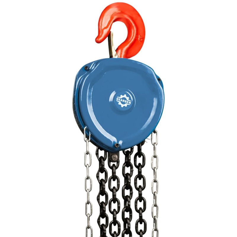 Изображение товара Ручная цепная таль Gearsen 5000 кг 9 м GHSZC 5090 - надежное подъемное оборудование