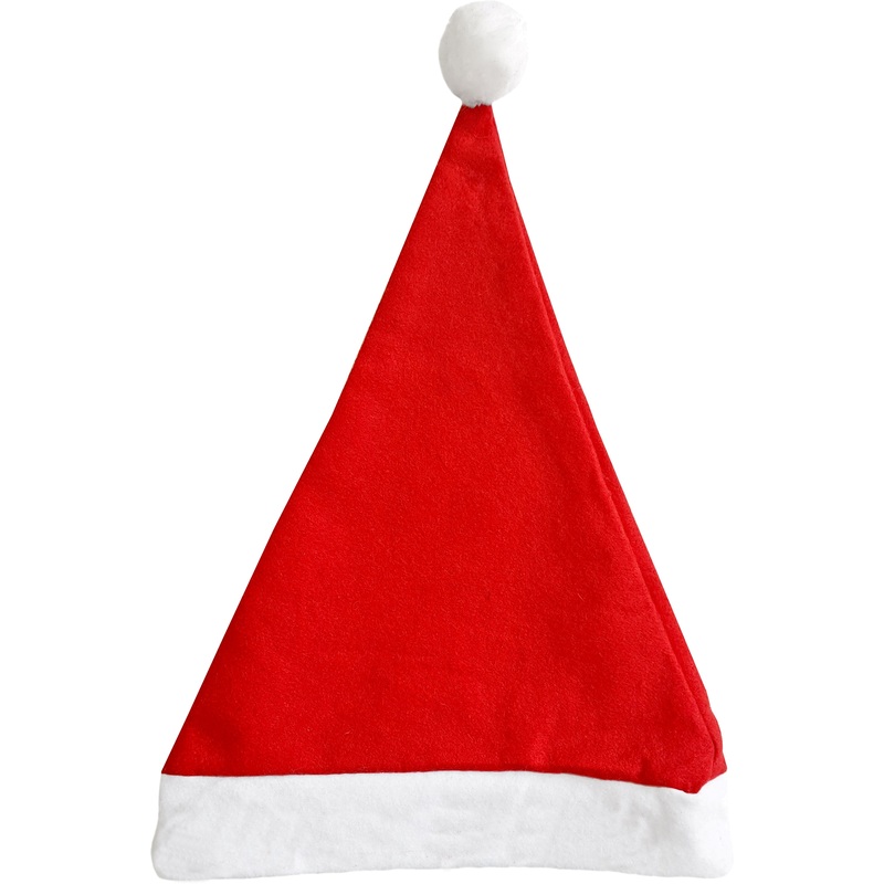 Изображение товара Новогодний колпак Magic Time 38x28 см для взрослых и детей красный