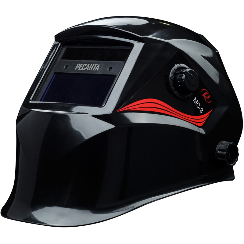 Изображение товара Маска сварочная Ресанта МС-3 хамелеон 4 DIN 92x42 мм автоматическое затемнение