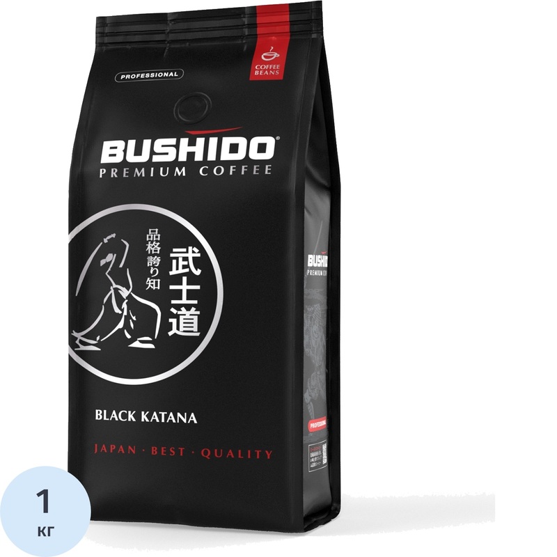 Изображение товара Кофе в зёрнах Bushido Black Katana 100% арабика 1 кг