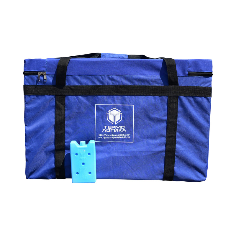 Изображение товара Медицинская термосумка Термологика 90л синяя для хранения и транспортировки препаратов