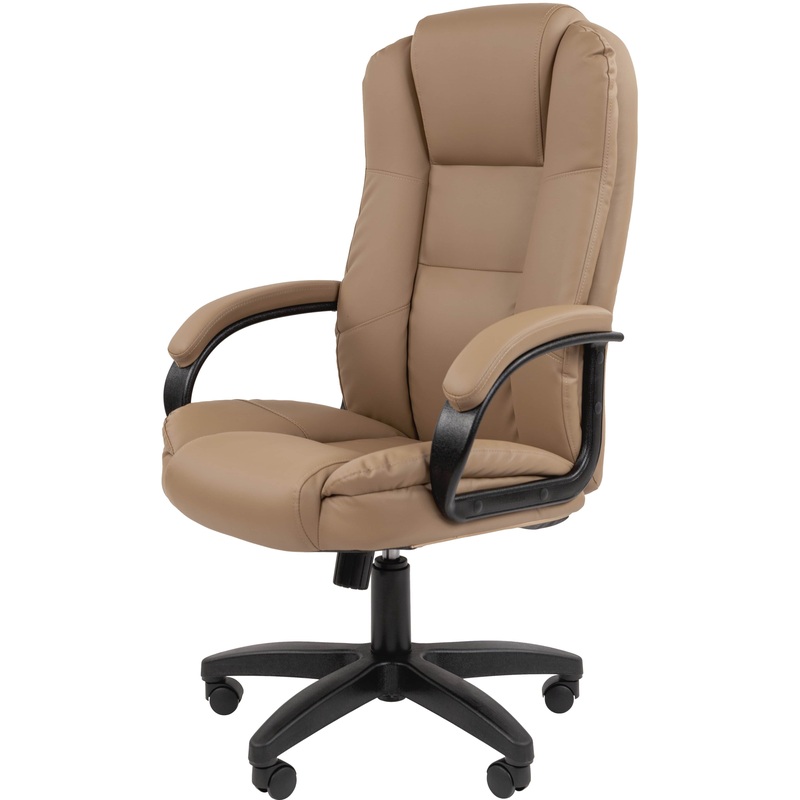 Изображение товара Кресло для руководителя Chairman 600 LT бежевое (экокожа, пластик)