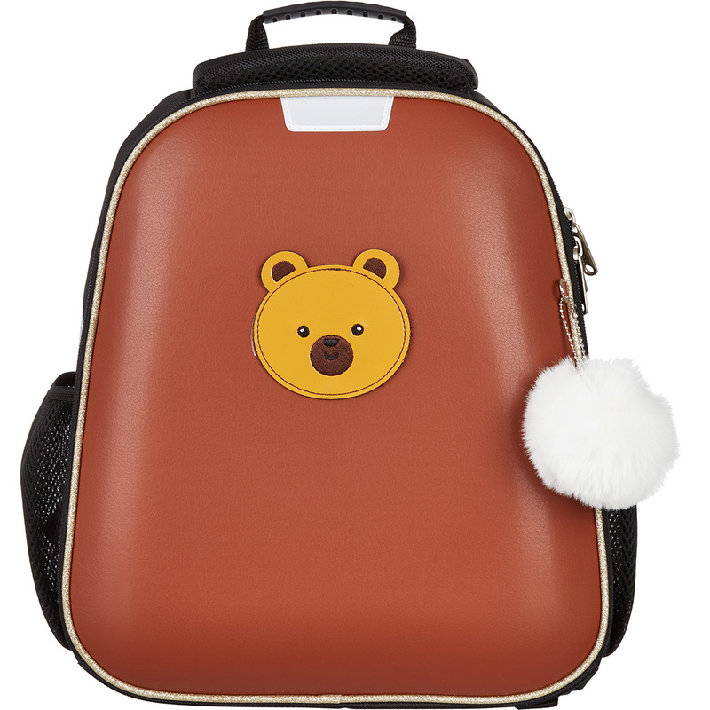 Изображение товара Ранец Комус Класс Мордочки Мишка анатомический коричневый с двумя отделениями