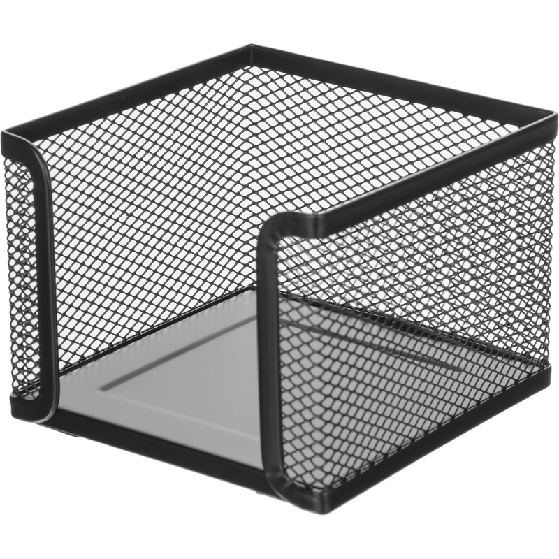 Изображение товара Подставка для блок-кубиков Attache черная 10.5x10.5x7.8 см металлическая