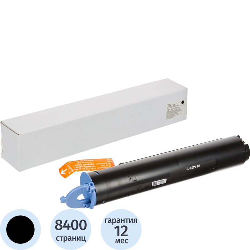 Изображение товара Картридж лазерный Retech C-EXV18 0386B002 для Canon черный совместимый