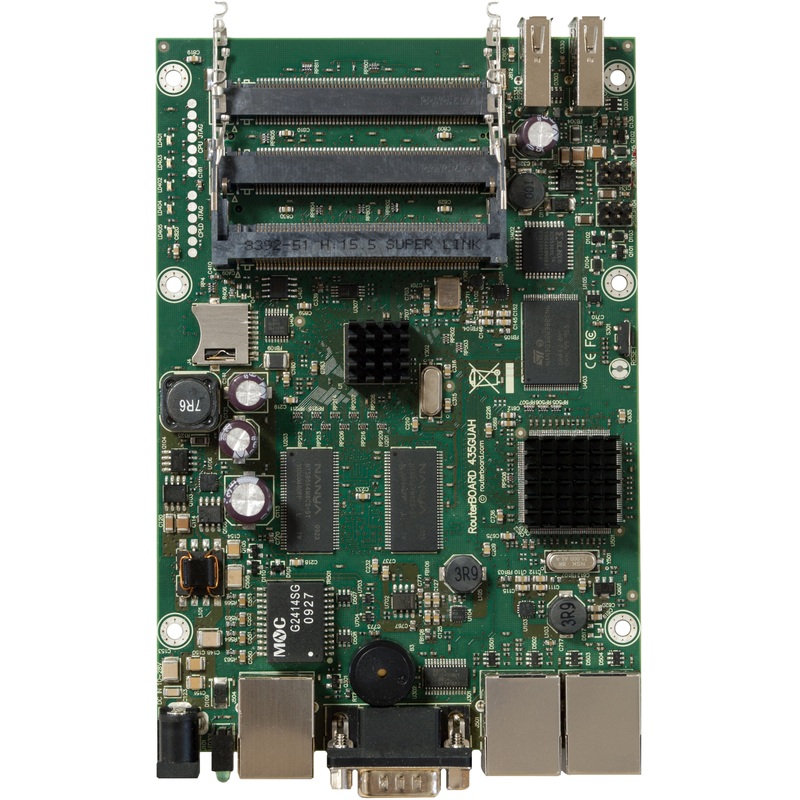 Изображение товара Маршрутизатор MikroTik RB435G с поддержкой PoE и USB