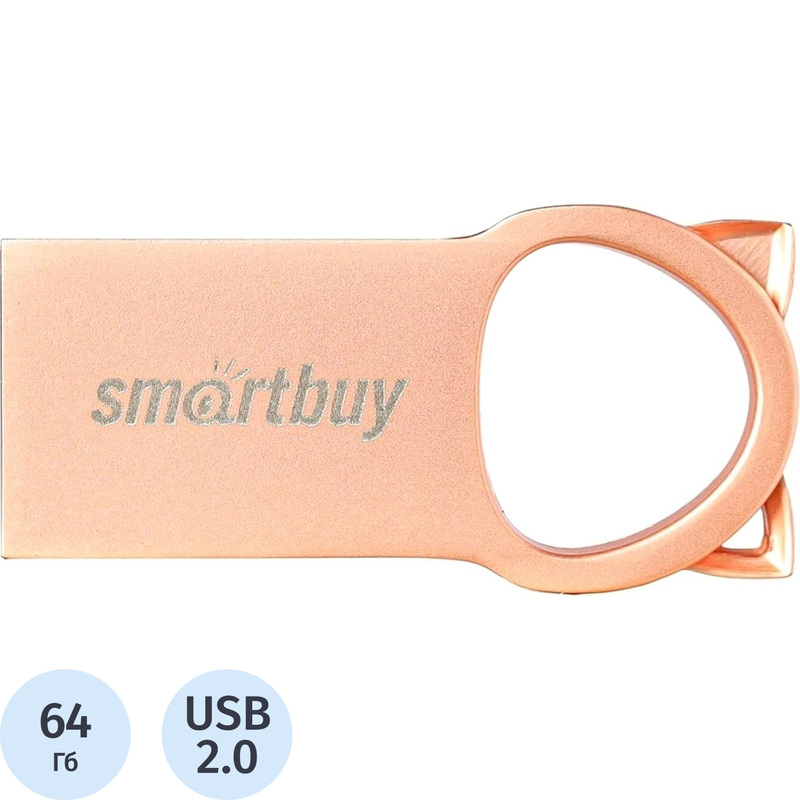Изображение товара Флешка USB 2.0 64 ГБ SmartBuy MC5 SB064GBMC5 надежное устройство для хранения данных