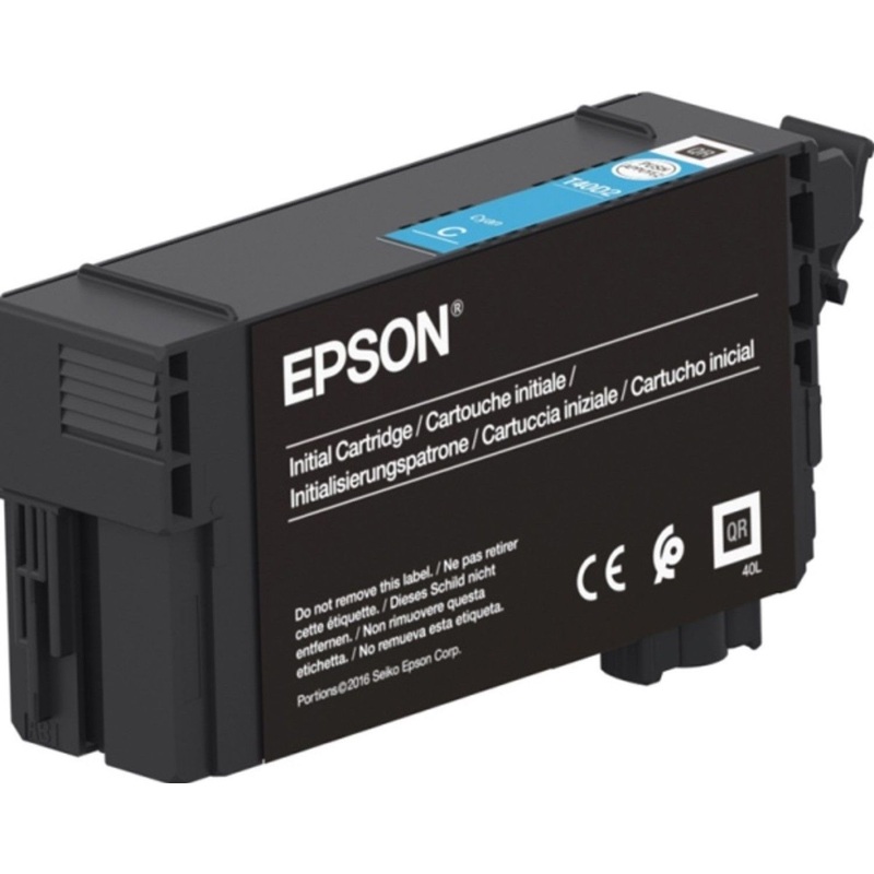 Изображение товара Картридж Epson T40D240 голубой оригинальный повышенной емкости для SureColor Серии