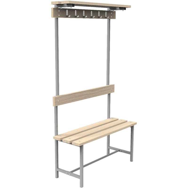 Изображение товара Скамья Титан Мета СВТ-7 с опорами и полкой из сосны