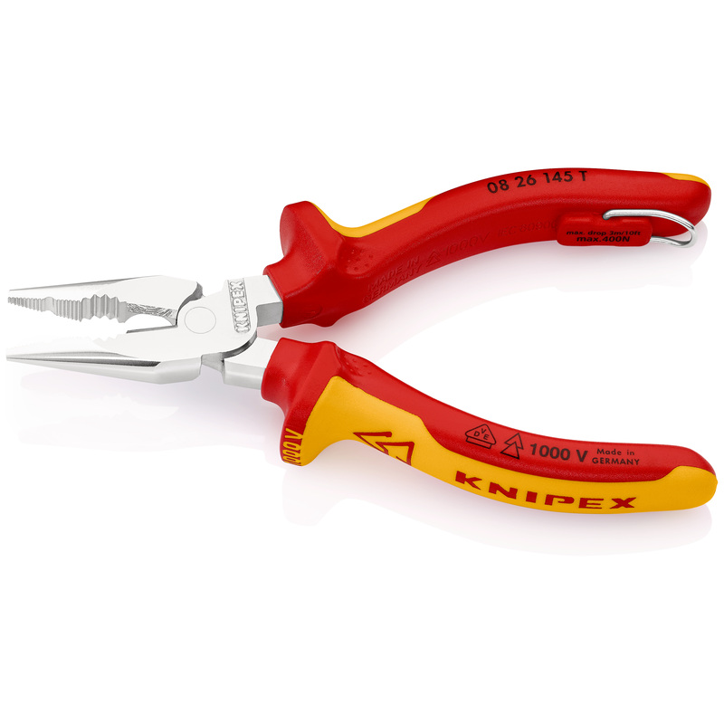 Изображение товара Плоскогубцы комбинированные VDE 145 мм KNIPEX KN-0826145T для электромонтажных работ