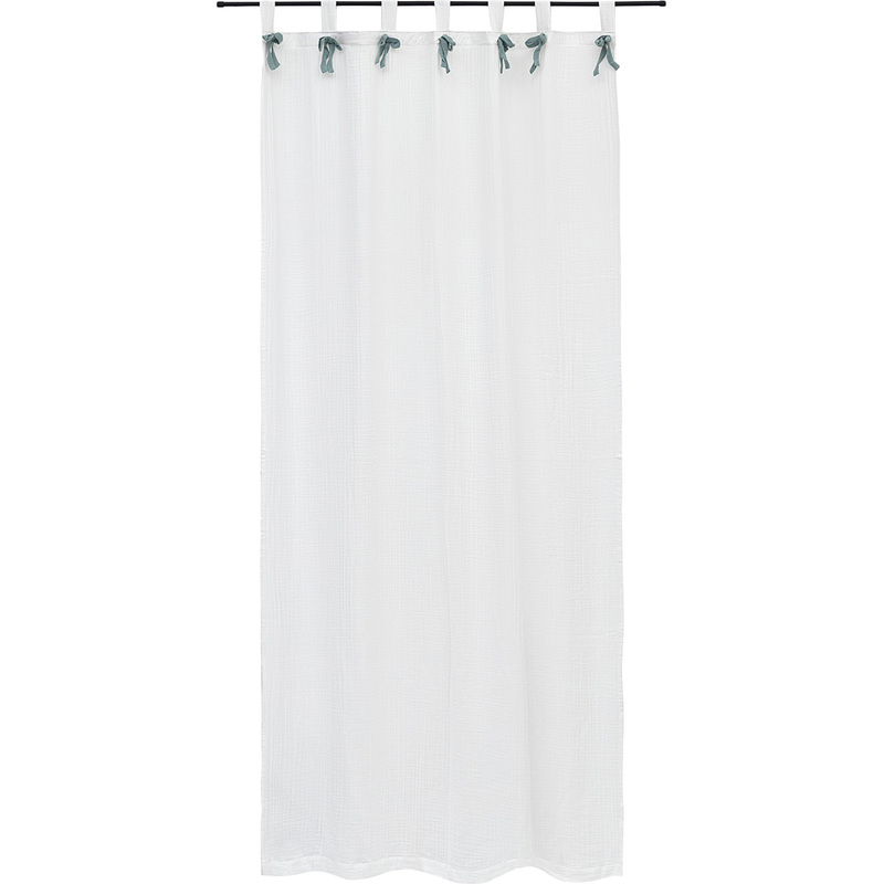 Изображение товара Штора Tkano Essential 150x290 см белая муслин экологичная светопропускающая