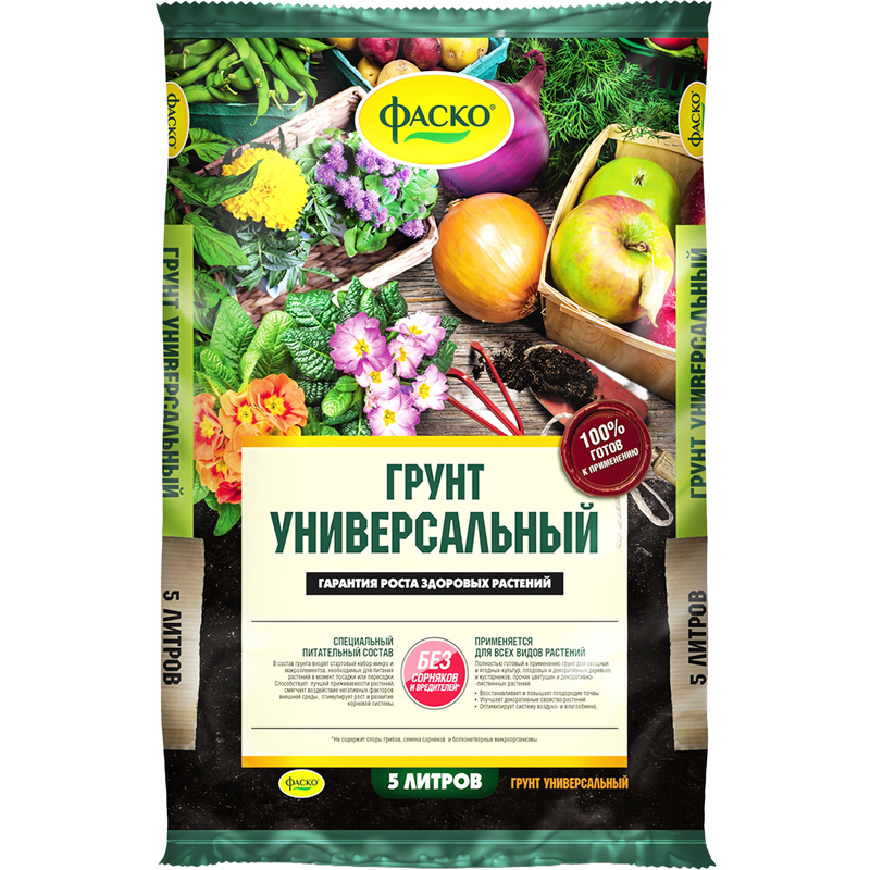 Изображение товара Грунт универсальный Фаско 5 л