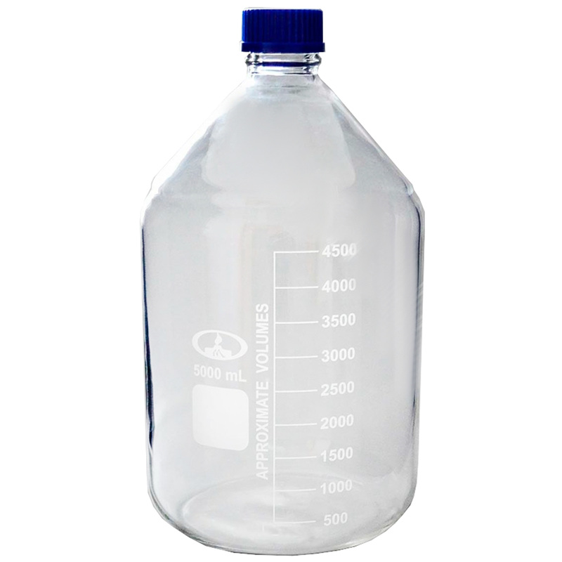 Изображение товара Банка Гритмед светлое стекло 5 л с делениями для хранения химреактивов