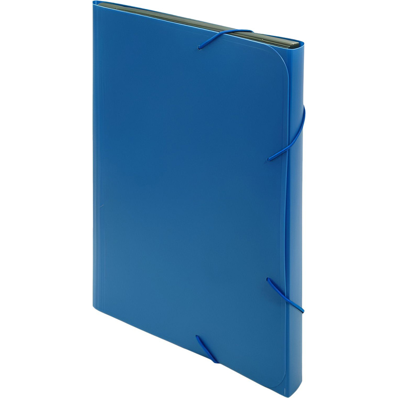 Изображение товара Папка на резинках Attache A4 30 мм пластиковая до 300 листов синяя