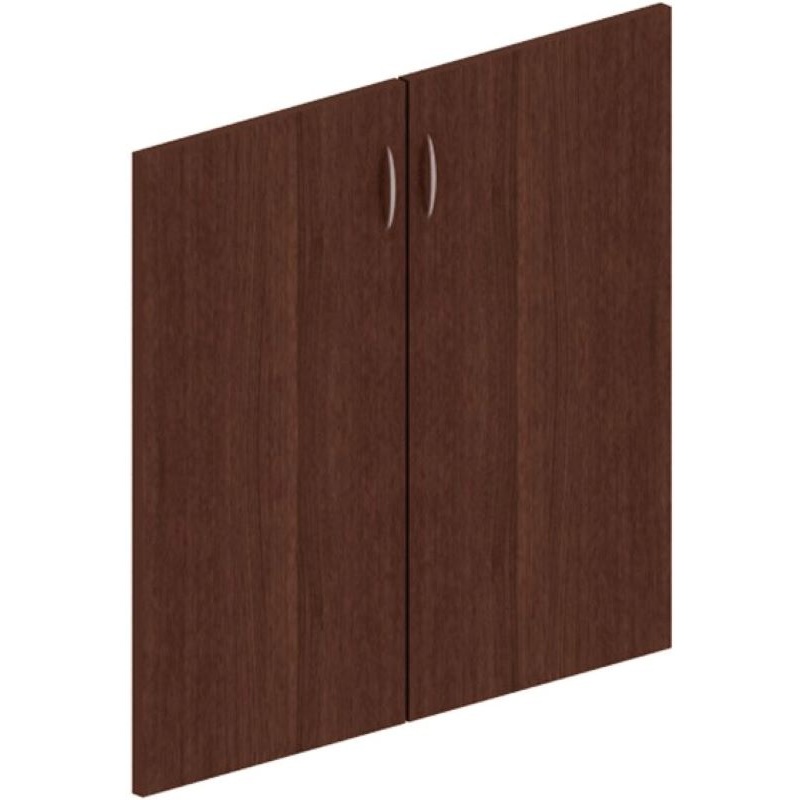 Изображение товара Двери низкие Форум/Статус из ЛДСП орех 792x18x764 мм комплект 2 шт