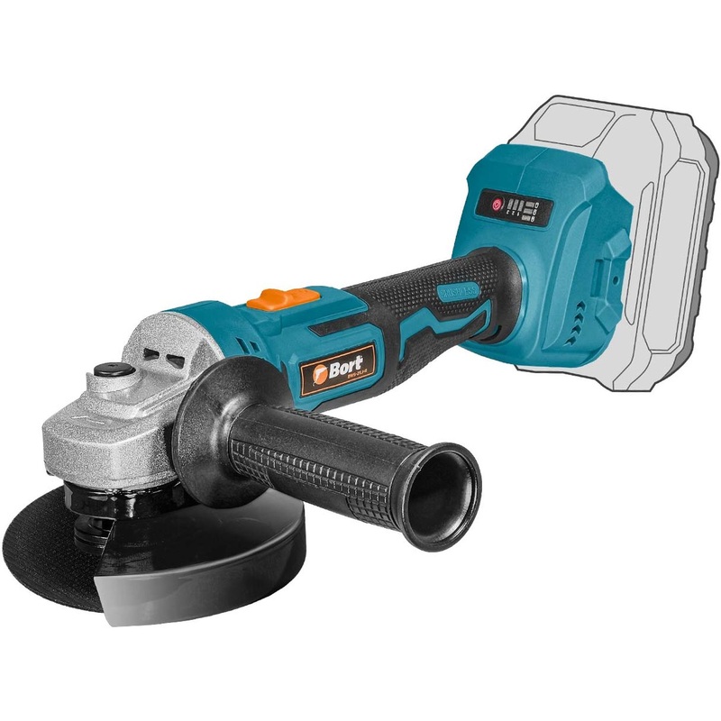 Изображение товара Шлифмашина угловая аккумуляторная Bort BWS-21Li-R без АКБ и ЗУ (93413540)