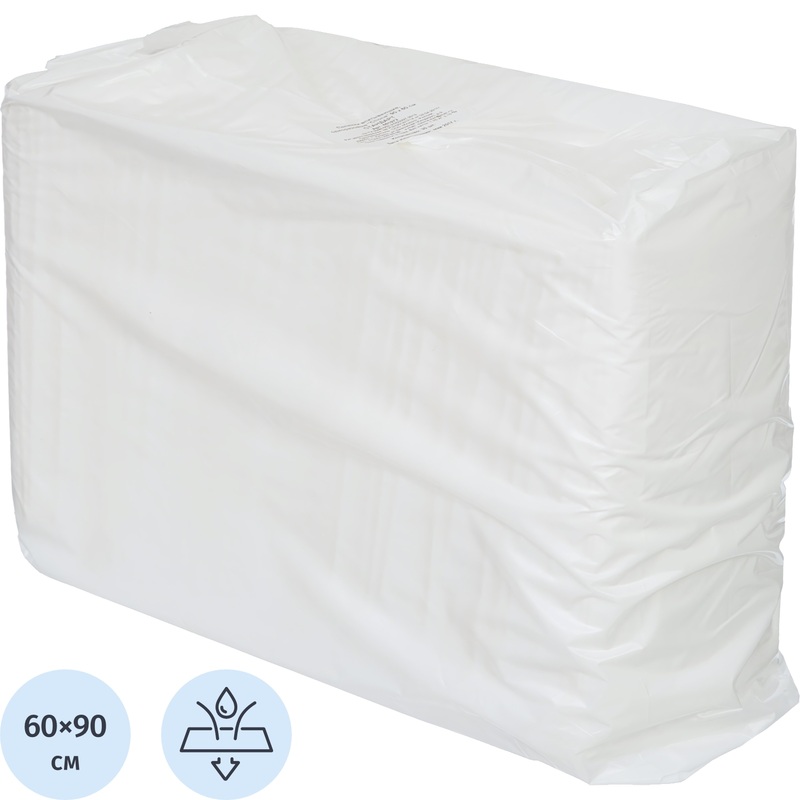 Изображение товара Одноразовые впитывающие пеленки 60x90 см 30 штук в упаковке