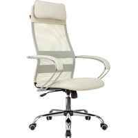 Кресло для руководителя Easy Chair 655 SL бежевое (экокожа/сетка,  металл)