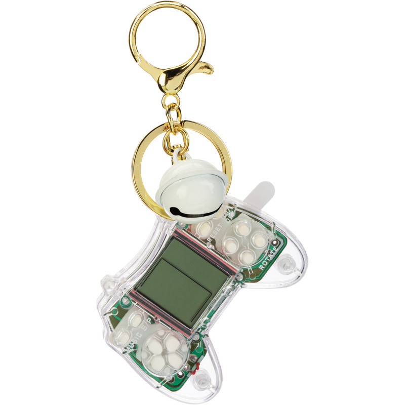 Изображение товара Брелок Джойстик белый 6х4.5 см для ключей и рюкзака