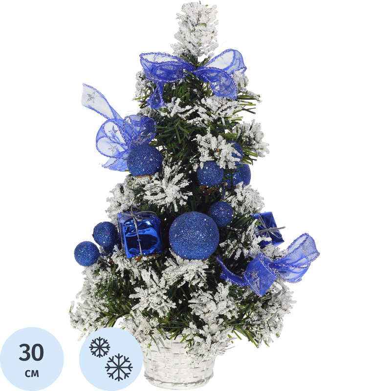 Изображение товара Искусственная настольная новогодняя елка заснеженная 30 см Remeco Collection
