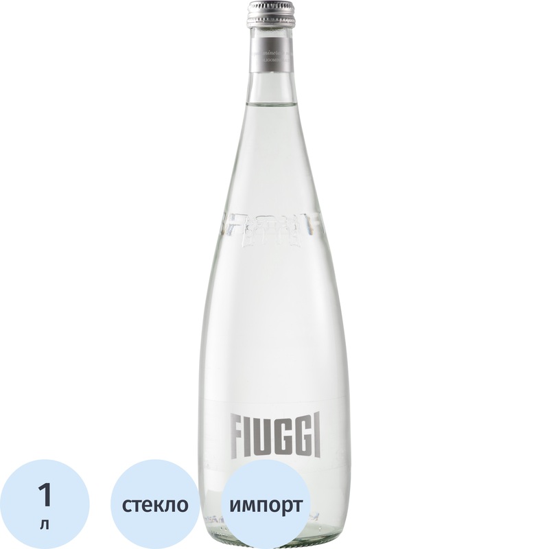 Изображение товара Вода минеральная Fiuggi столовая негазированная 1 л