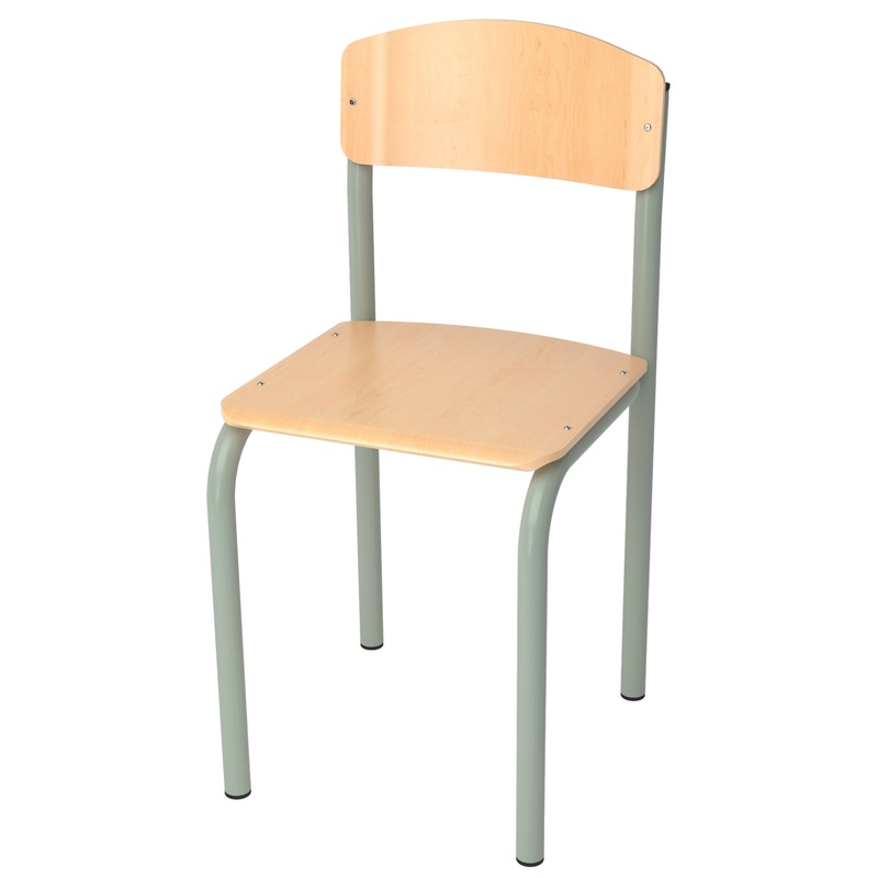 Изображение товара Ученический стул Ergant натуральный рост 6 с металлическим каркасом