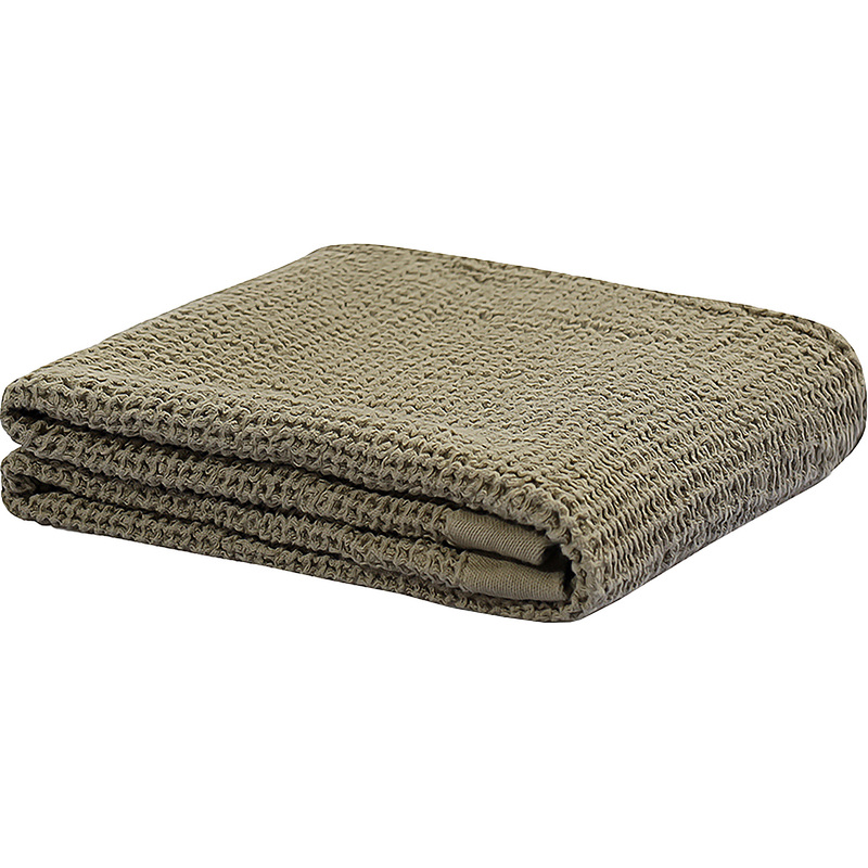 Изображение товара Вафельное полотенце Essential 50x90 см 390 г/кв.м зеленое для дома