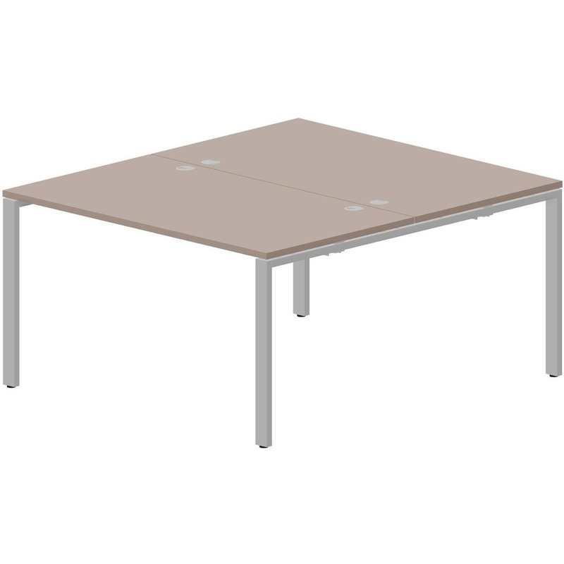 Изображение товара Стол письменный Strike STN2TG148TRAL для двух рабочих мест 1380х780х750 мм оффисный мебель