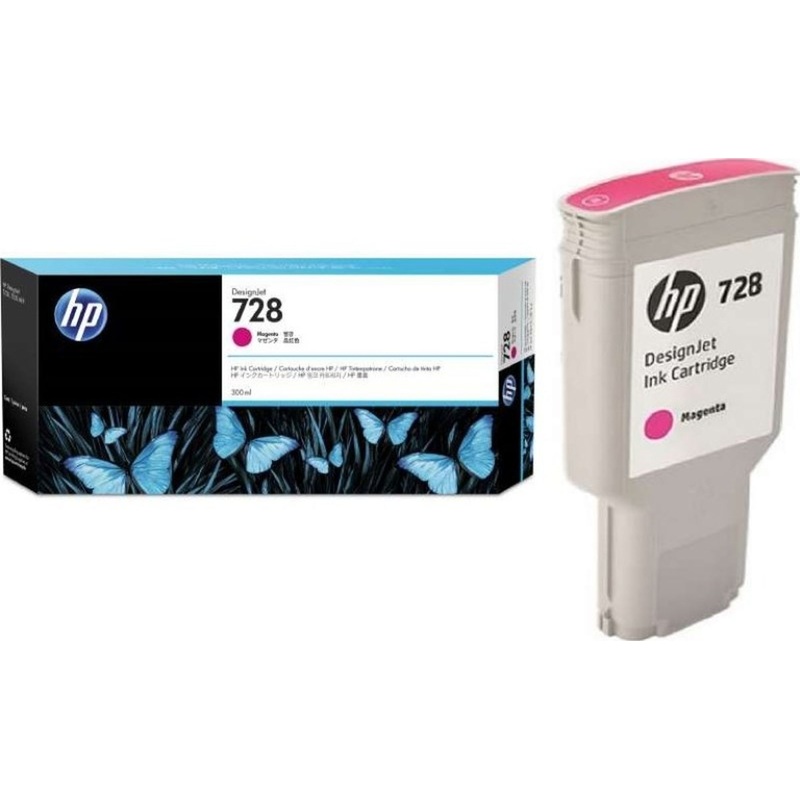 Изображение товара Оригинальный пурпурный струйный картридж HP 728 F9K16A для DesignJet