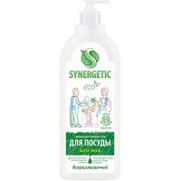 Средство для мытья посуды Synergetic Алоэ-вера гель 1 л с дозатором