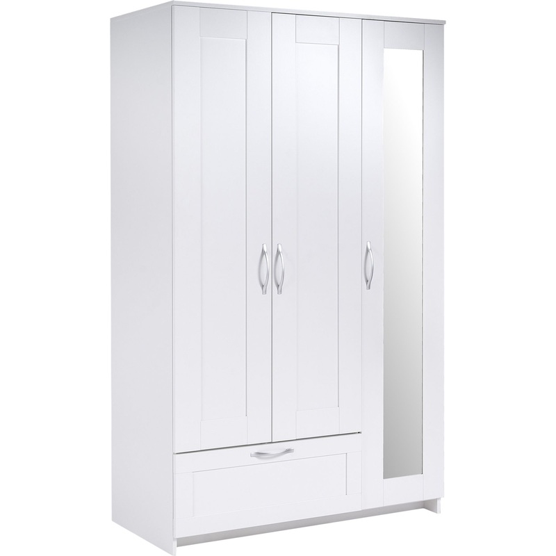 Изображение товара Шкаф комбинированный Сириус белый 1171х502х1900 мм для одежды