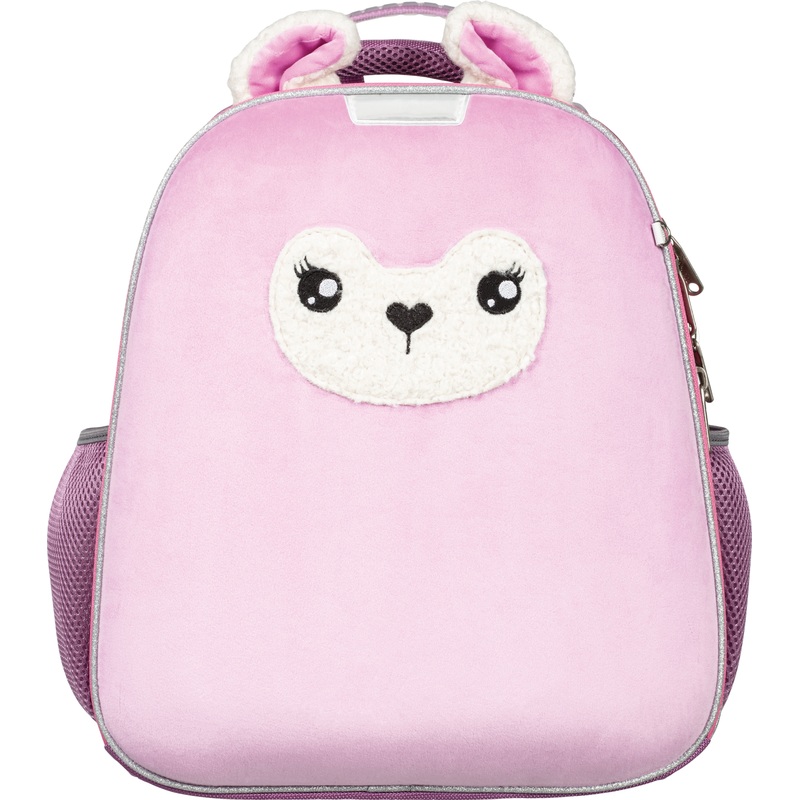 Изображение товара Ранец для девочки Комус Класс №1 School Basic Лама анатомический розовый с ушками