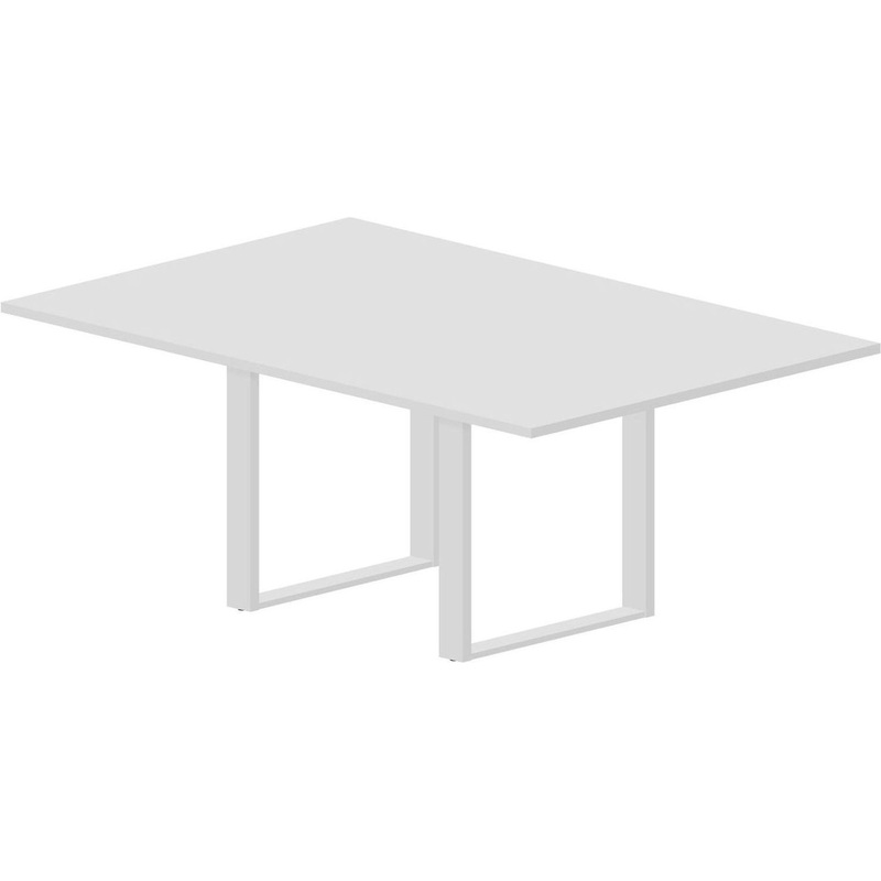 Изображение товара Стол для переговоров Virtus на металлокаркасе (белый, 1800х1200х720 мм)