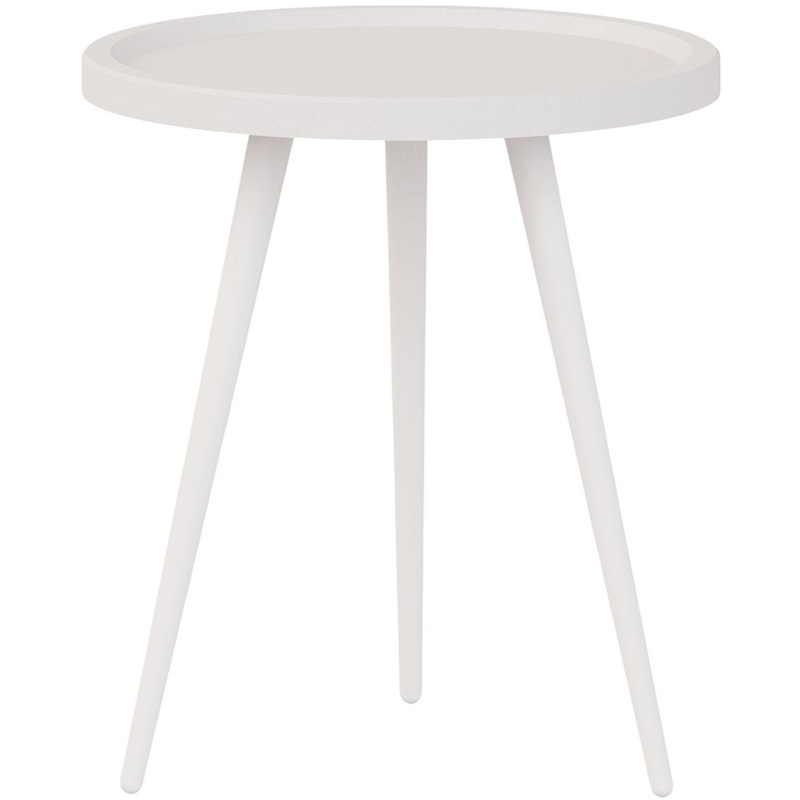 Изображение товара Столик журнальный Комус Мебель Батл белый терраццо 420х420х465 мм