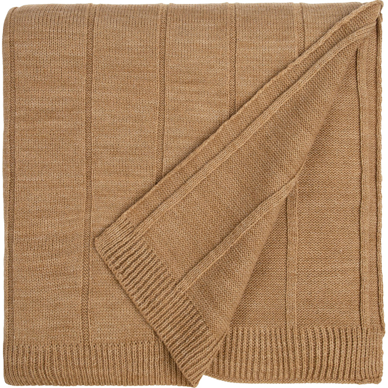Изображение товара Плед Teplo Bambolay акрил 110x170 см бежевый - мягкий и уютный домашний плед