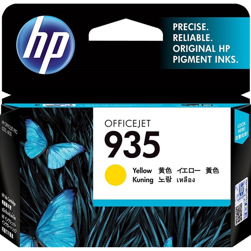 Изображение товара Картридж струйный HP 935 C2P22AE желтый оригинальный