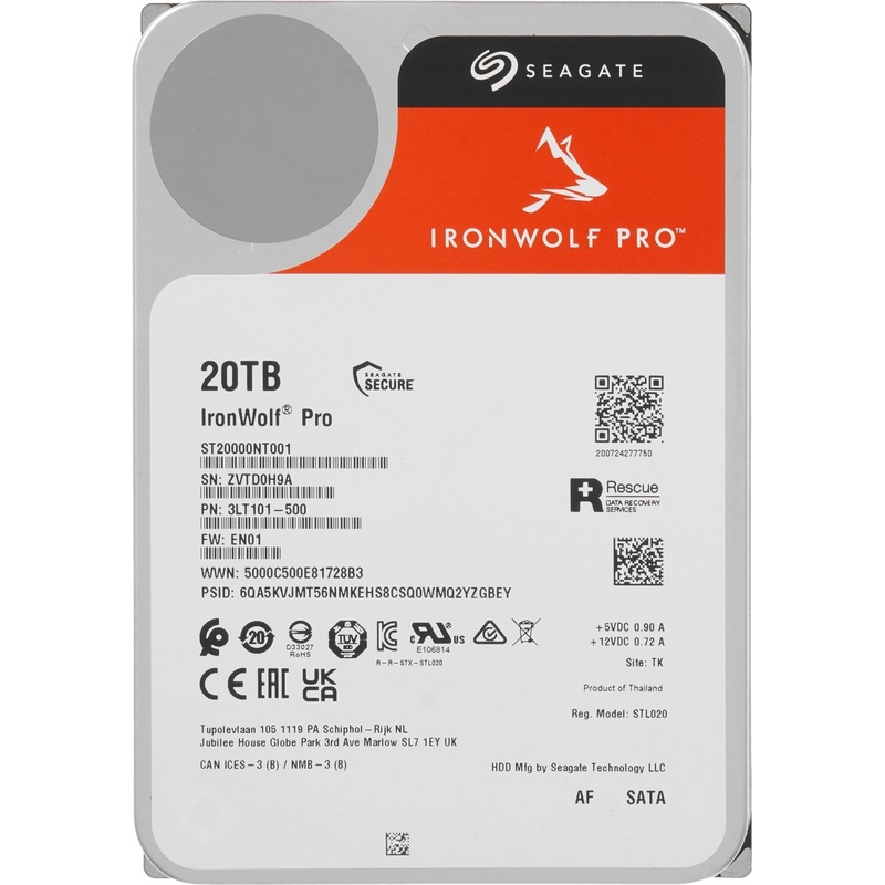 Изображение товара Жёсткий диск Seagate ST20000NT001 20 ТБ SATA NAS