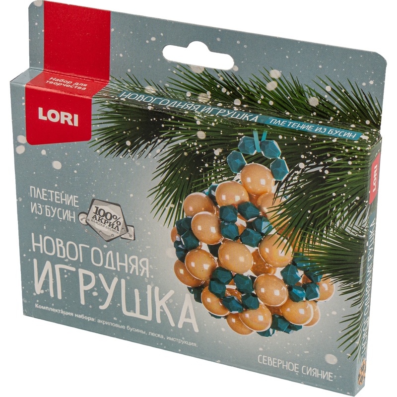 Изображение товара Набор для плетения из бусин Северное сияние Пз/Бус-023 для творчества детей