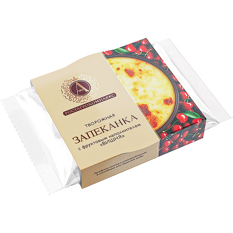 Изображение товара Запеканка творожная с вишней 13% А.Ростагрокомплекс 100 г