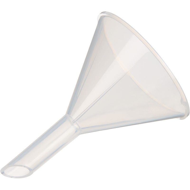 Изображение товара Лабораторная воронка 56 мм из полипропилена для сыпучих и жидких материалов