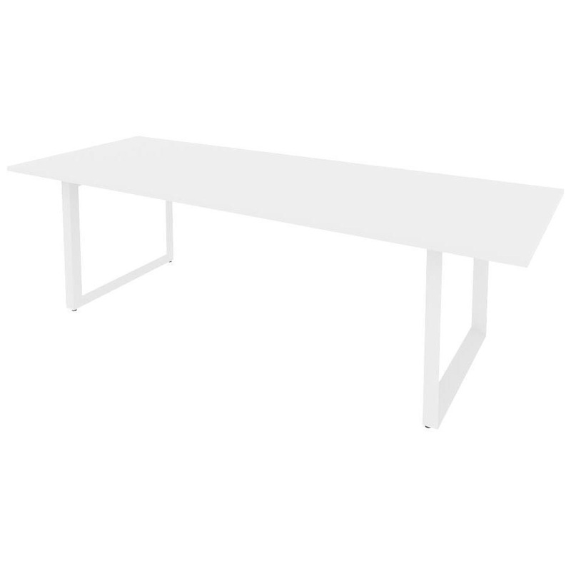 Изображение товара Переговорный стол Onix Direct O.MO-PRG-25 2580x980x750 мм белый бриллиант