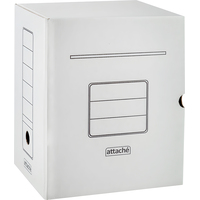 Короб архивный картон Attache 256x200x320 мм белый до 1900 листов (5  штук в упаковке)