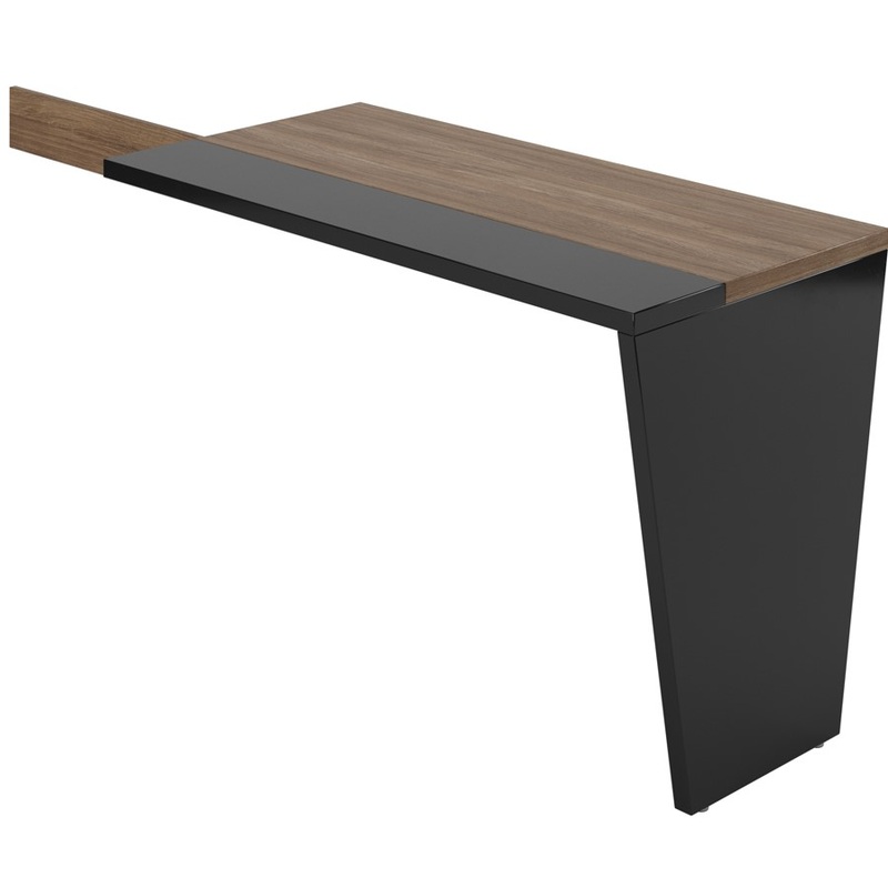 Изображение товара Приставка к столу для переговоров Asti (P) AST33971343 (дуб/черный, 1200х600х750 мм)