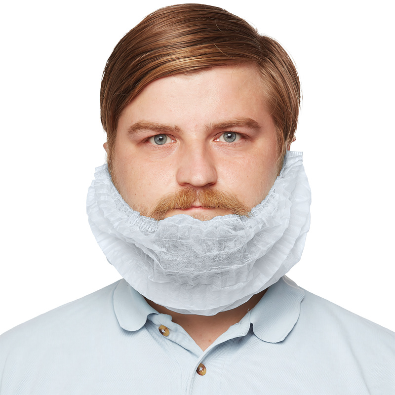 Изображение товара Набородник одноразовый SMZ белый 100 штук в упаковке