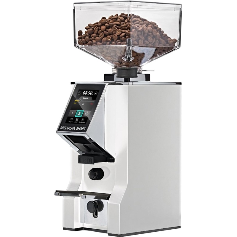Изображение товара Кофемолка профессиональная жерновая Eureka Mignon Specialita Smart 16CR (203709) белая Изображение товара Кофемолка профессиональная жерновая Eureka Mignon Specialita Smart 16CR (203709) белая