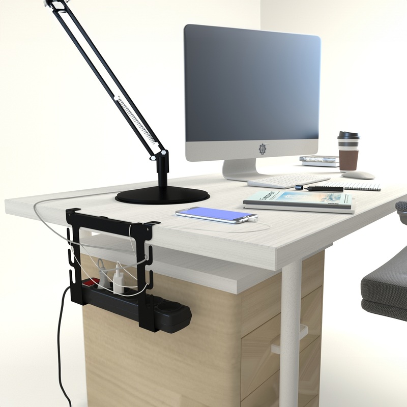 Изображение товара Держатель для сетевого фильтра и удлинителя Embodiment черный EMB-CSP-B