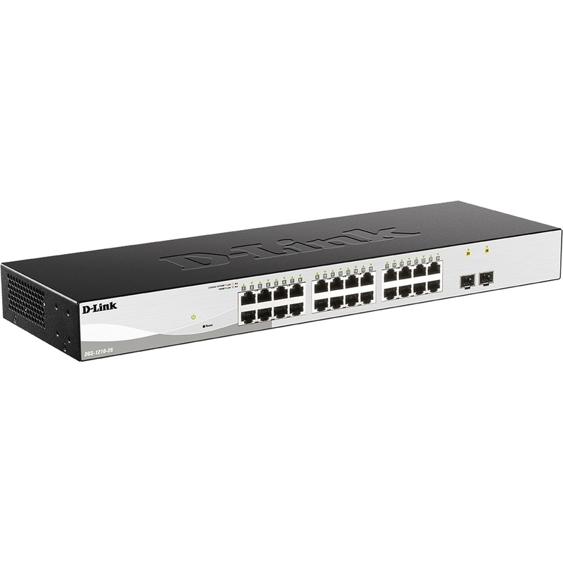 Изображение товара Коммутатор D-Link DGS-1210-26/F3A с 24 портами LAN