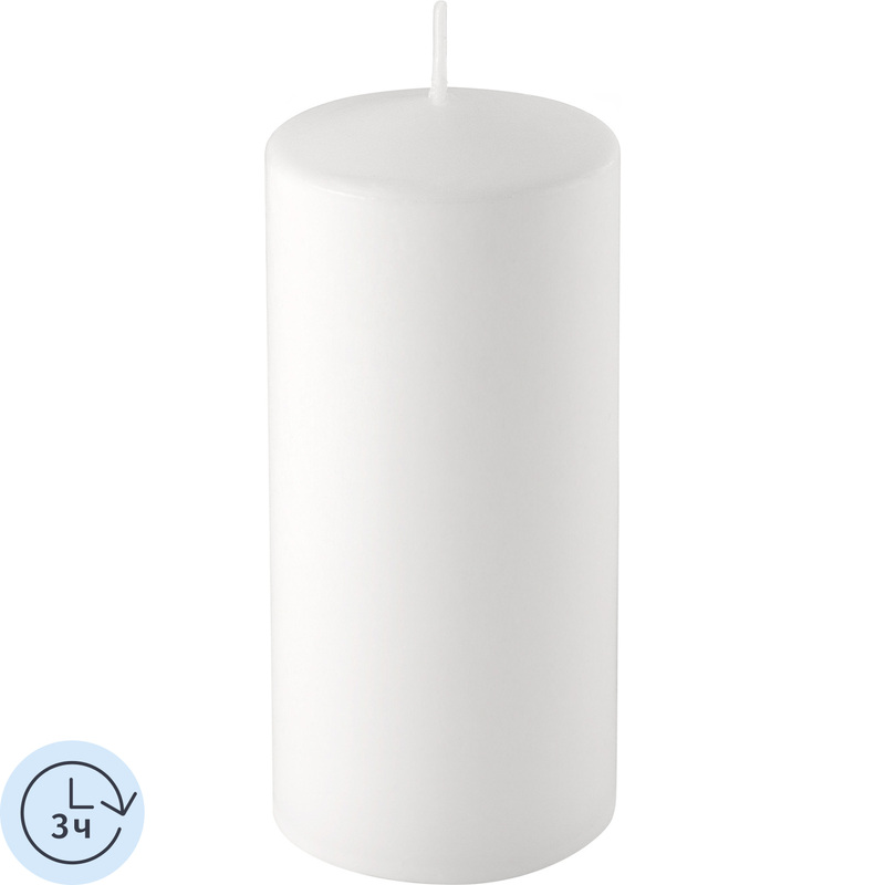 Изображение товара Декоративная свеча Kukina Raffinata 10x5 см - без ароматов для интерьера и праздников